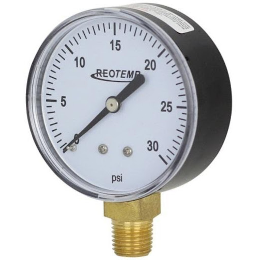 Manómetro De Latón Con Conexión Bronce Dial 1.5" 2" 2.5"